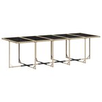 vidaXL Ensemble à manger de jardin et coussins 11 Pièces mélange beige
