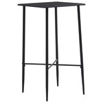 vidaXL Ensemble de bar 5 Pièces Tissu Gris foncé