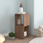 vidaXL Armoire rotative Chêne Sonoma 34 5x34 5x75 5 cm bois ingénierie