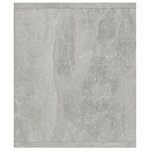 vidaXL Bibliothèque/Meuble TV Gris béton 143x30x36 cm