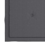 vidaXL Chaises de jardin lot de 2 et coussins anthracite Bois de teck
