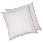 2 oreillers en coton 60 x 60 cm - Blanc