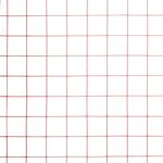 vidaXL Grillage Acier avec revêtement en PVC 10x1 5 m Rouge