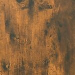 vidaXL Armoires murales 2Pièces Chêne fumé 60x36 5x35cm Bois d'ingénierie