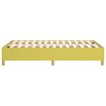 vidaXL Sommier à ressorts de lit Vert 120x200 cm Tissu