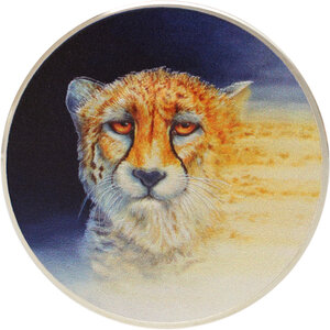 Pièce de monnaie en Argent 20 Dollars g 93.3 (3 oz) Millésime 2023 Endangered Animals ASIATIC CHEETAH