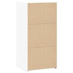 vidaXL Buffet blanc 45x41x93 cm bois d'ingénierie