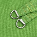 vidaXL Voile d'ombrage 160 g/m² Vert clair 5x5x5 m PEHD
