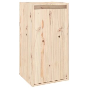 vidaXL Armoire murale 30x30x60 cm Bois de pin massif