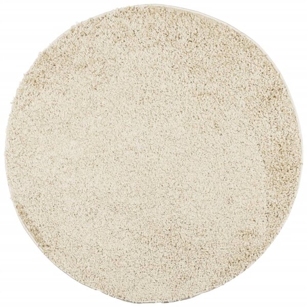 vidaXL Tapis shaggy PAMPLONA poils longs moderne doré Ø 120 cm