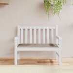 vidaXL Coussin de banc de jardin taupe 100x50x4 cm tissu oxford