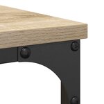 vidaXL Ensemble de Cabinets de Salle de Bain 2 Pièces Chêne Sonoma Bois Ingénierie