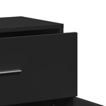 vidaXL Buffets 2 Pièces noir 60x31x70 cm bois d'ingénierie