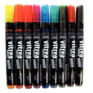 Pochette de 9 feutres à porcelaine PEBEO