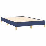 vidaXL Cadre de lit Bleu 120 x 200 cm Tissu