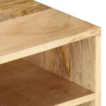 vidaXL Meuble TV 145x30x41 cm Bois massif de manguier