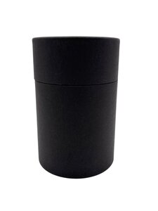Lot de 6 boîtes cylindriques en carton Noir 8.2 x 11.4 cm