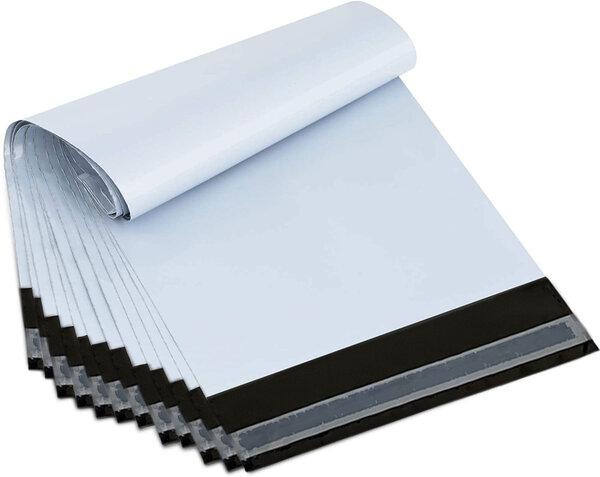 50 Enveloppes plastique opaques ECO 60 microns N°3 - 280x370mm
