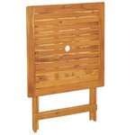 vidaXL Ensemble de bistro 3 Pièces anthracite tissu et bois massif