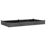 vidaXL Lit surélevé de jardin doublure 240x120x25 cm bois massif sapin
