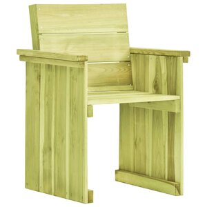 vidaXL Chaise de jardin Bois de pin imprégné