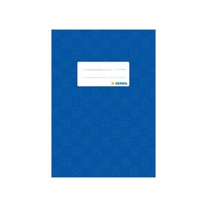 Protège-cahiers format A5 en PP couverture bleu HERMA