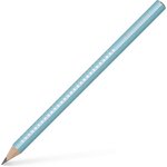 Kit d'écriture jumbo grip crayon  gomme  taille crayons sparkle pearl turquoise faber-castell