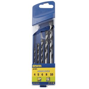 Set de 5 forets de granit 4/5/6/8/10 mm 10501917 de irwin