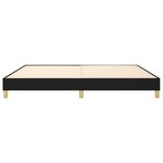 vidaXL Cadre de Lit Noir 200x200 cm Tissu