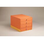 Trieur 4 tiroirs Tangerine RHODIA