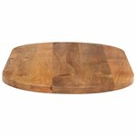 vidaXL Dessus de table 120x50x3 8 cm ovale bois massif de manguier