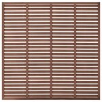 vidaXL Clôture à persiennes WPC 180x180 cm Marron