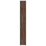 vidaXL Armoire de rangement mince chêne marron 30x42 5x225 cm