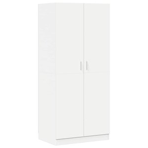 vidaXL Garde-robe Blanc 80x52x180 cm Bois d’ingénierie
