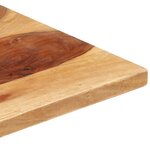 vidaXL Dessus de table Bois solide 25-27 mm 60x80 cm