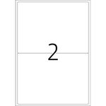 Pack 200 Etiquettes Universelles 199 6 x 143 5 mm Blanc TOP STICK