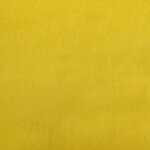 vidaXL Chaise à bascule avec repose-pied Jaune moutarde Velours