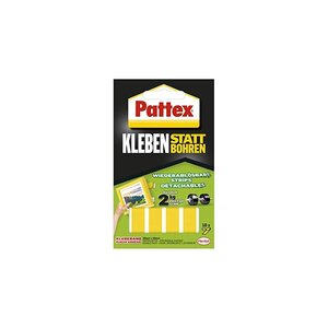 Pattex Pastilles adhesives pour montage detachables jaune