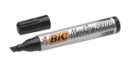 Marqueur Permanent MARKING 2300 Pte Biseau Large Noir BIC