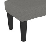 vidaXL Banc Gris foncé 70x30x30 cm Tissu