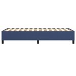 vidaXL Cadre de lit Bleu 90x190 cm Tissu
