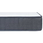 vidaXL Matelas de sommier tapissier 200x120x20 cm