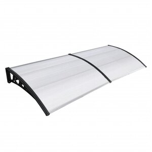 Auvent 240 x 100 cm en polycarbonate