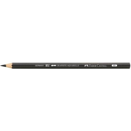 Crayon graphite aquarelle  degré de dureté: 8b x 6 faber-castell