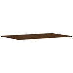 vidaXL Étagères murales 4 Pièces chêne marron 80x50x1 5cm bois ingénierie
