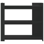 vidaXL Table console noir 100x35x90 cm bois d'ingénierie