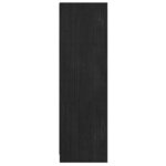 vidaXL Bibliothèque/Séparateur de pièce Noir 36x33x110 cm Pin massif