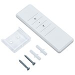 vidaXL Auvent automatique capteur de vent et LED 6x3 5m Jaune et blanc