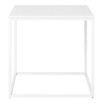 Table d'appoint cubique blanche 45 x 45 x 45 cm