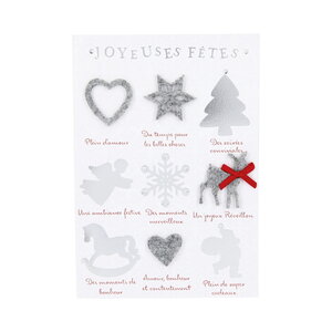 Carte de voeux - fêtes de fin d'année noël - joyeuses fêtes